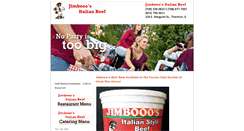 Desktop Screenshot of jimbooosbeef.com